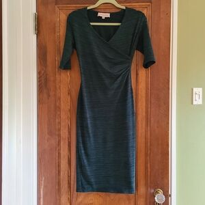 Philosophy Green Wrap Dress